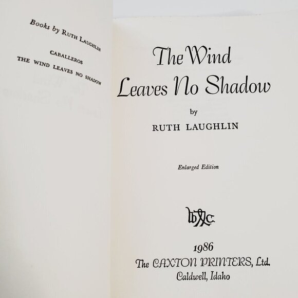 Vintage The Wind Leaves No Shadow By Ruth Laughlin Paperback - Picture 2 of 11